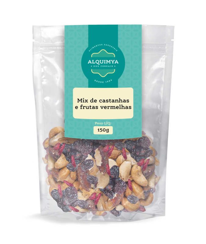 Mix de Castanha e Frutas Vermelhas 150g