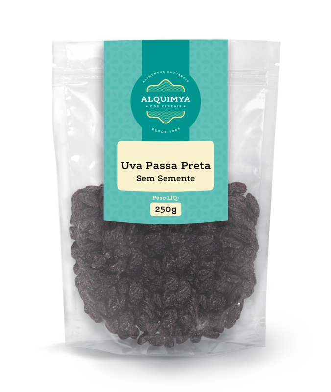 Uva Passa Preta sem Semente 250g