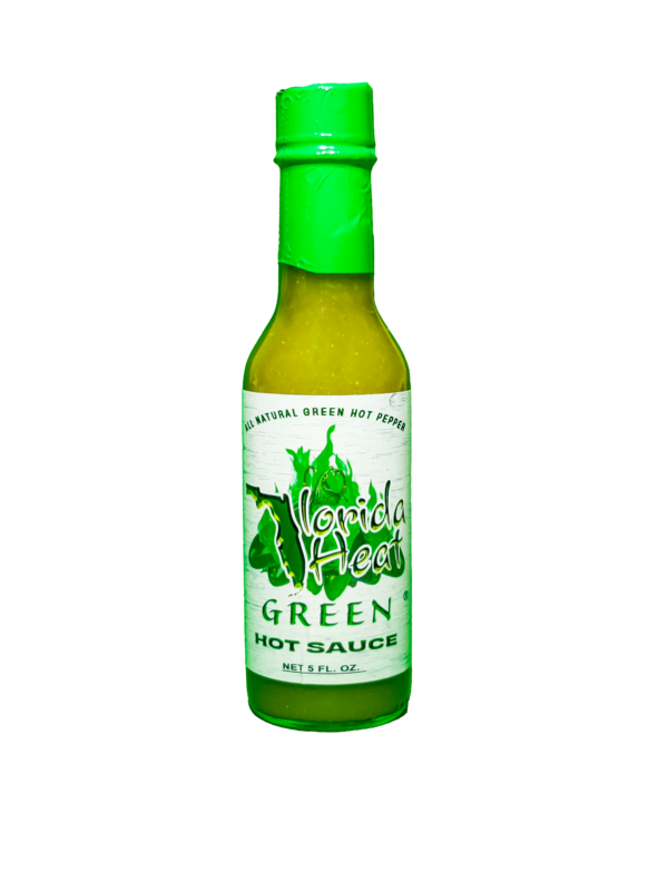 Florida Heat GREEN Hot Sauce 5oz ***FREE SHIPPING***