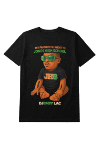 My Favorite DJ went to Jones High School T-shirt by BW