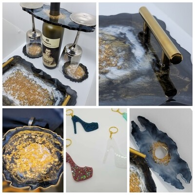 Glass holders, Display trays and more