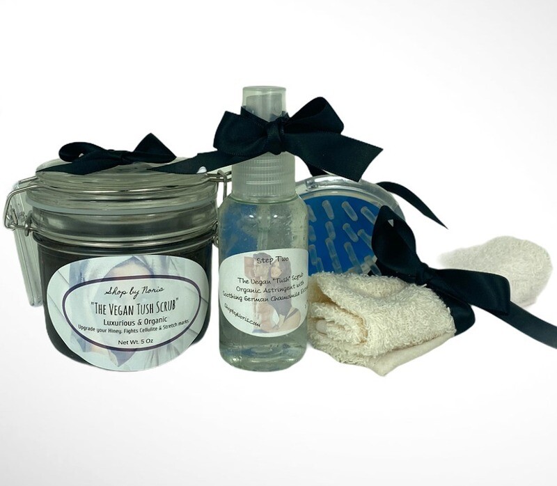 &quot;The Sexy Vegan Tush Scrub&quot; Anti Acne Cellulite &amp; Stretch Marks Two Step Body Treatment&quot; 5oz *Unisex