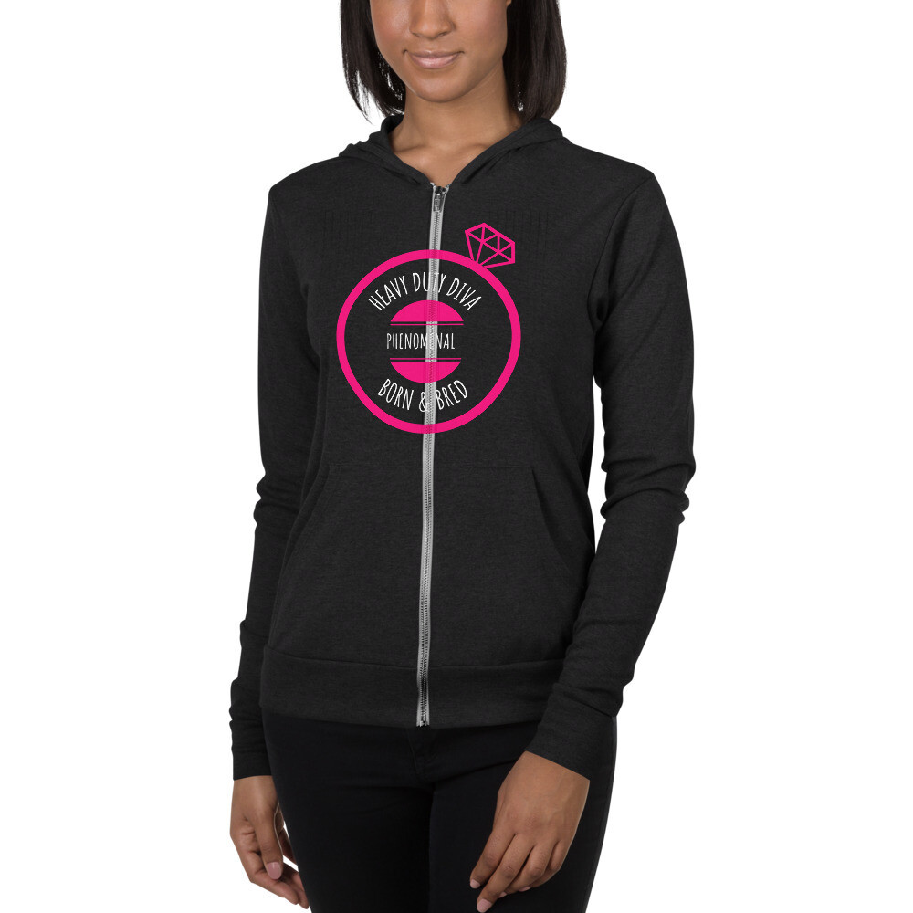 Unisex zip hoodie