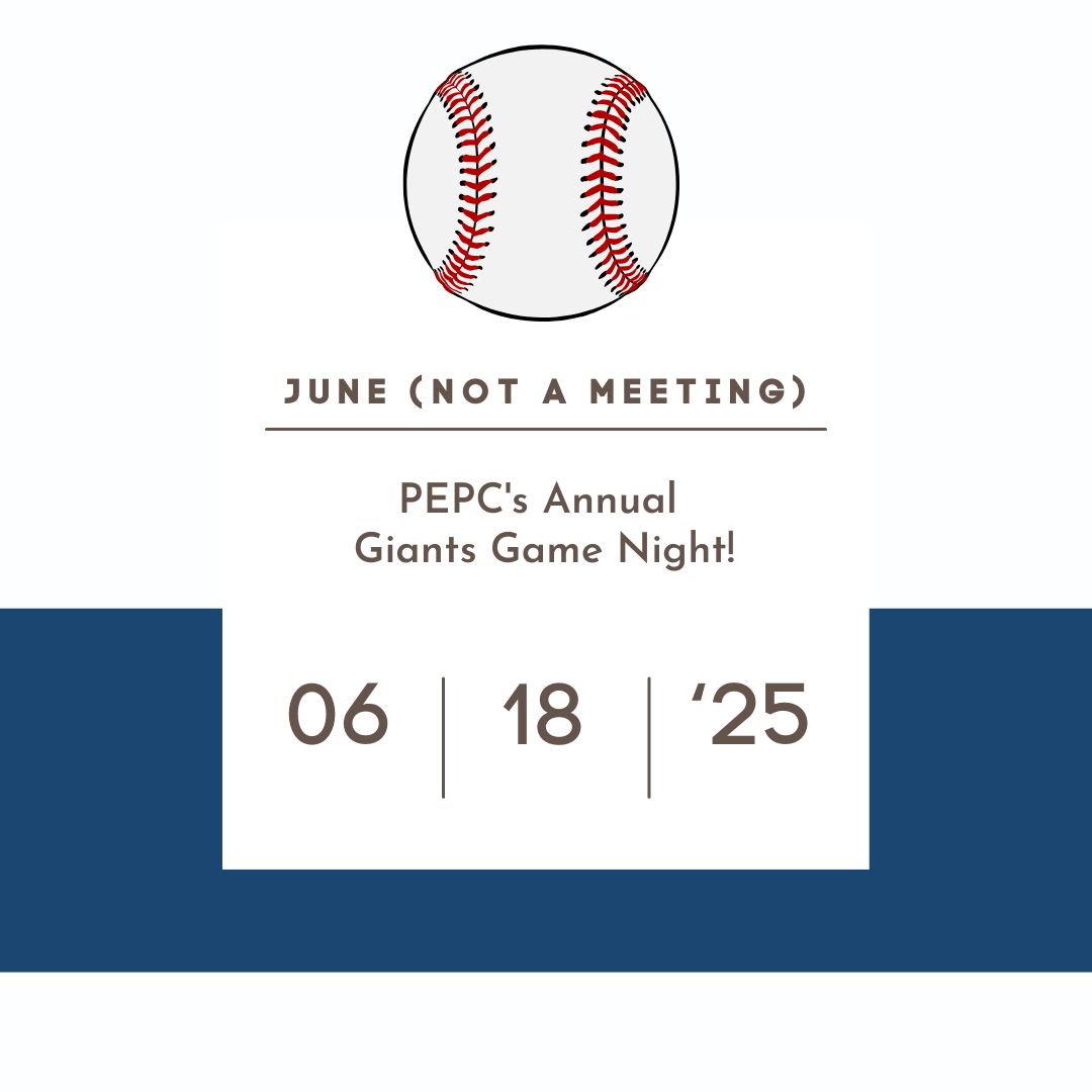 PEPC's Annual Giants Game Night!  June 18, 2025