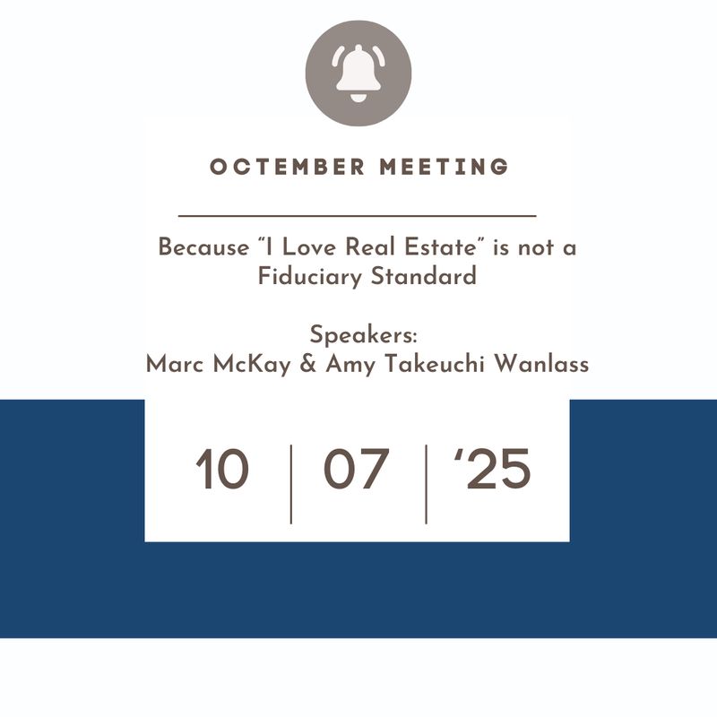 October 7,  2025 - Because “I Love Real Estate” is not a Fiduciary Standard (Live Event)