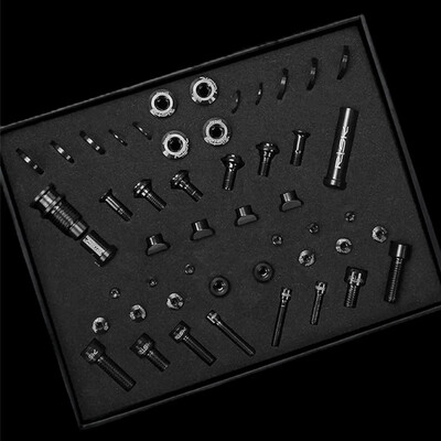TORNILLERIA PARA ULTEGRA R8000 TITANIO NEGRO