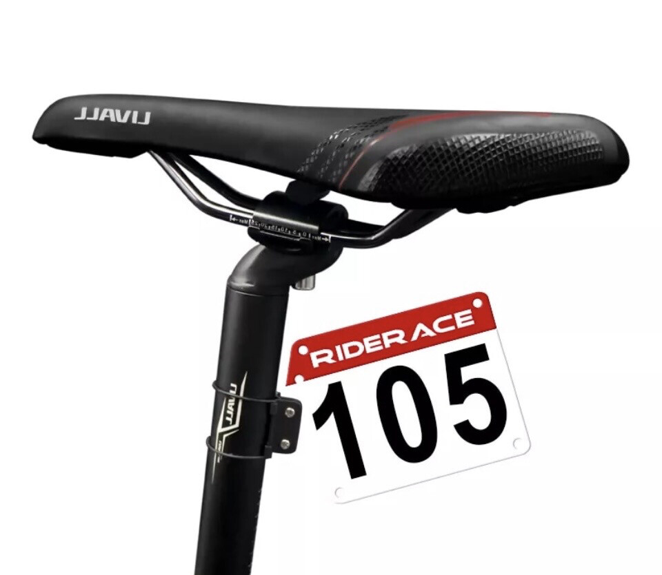 Porta numero para bicicleta