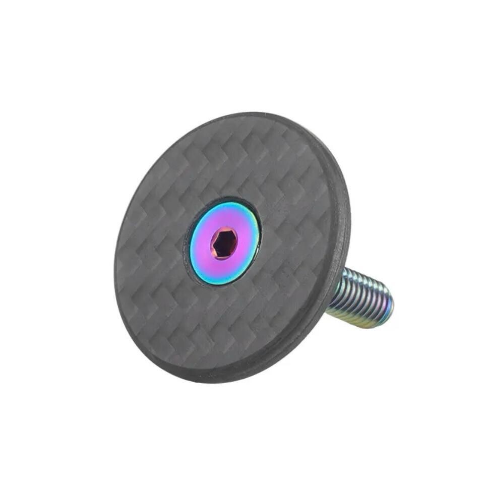 TOP CAP FIBRA DE CARBON OIL SLICK / TORNASOL