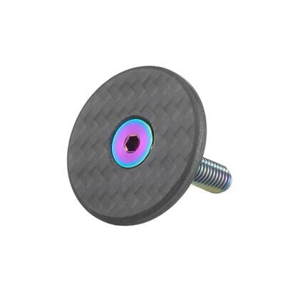 TOP CAP FIBRA DE CARBON OIL SLICK / TORNASOL