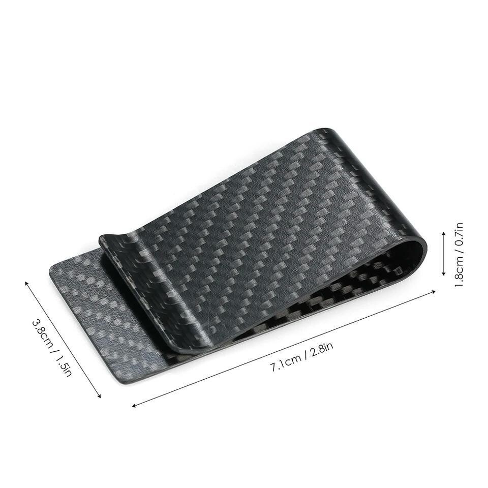 Money Clip Fibra De Carbono