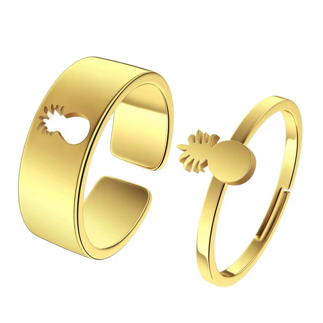 Anillo doble piña