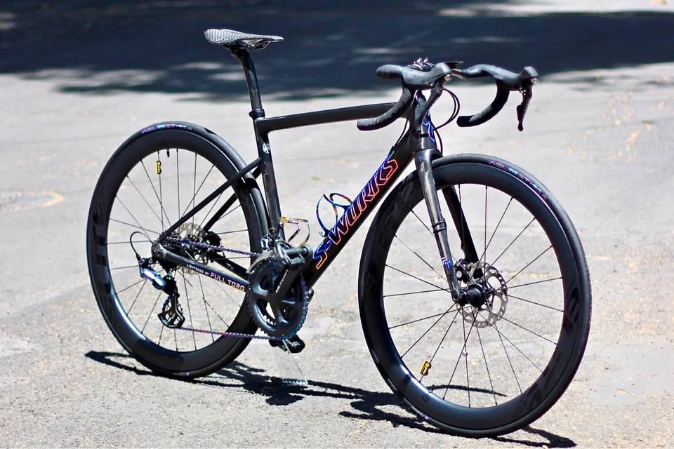 Bicicleta Specialized Tarmac Sl6 Sport Full Carbon Titanio Ultegra Lightened by Full Torq