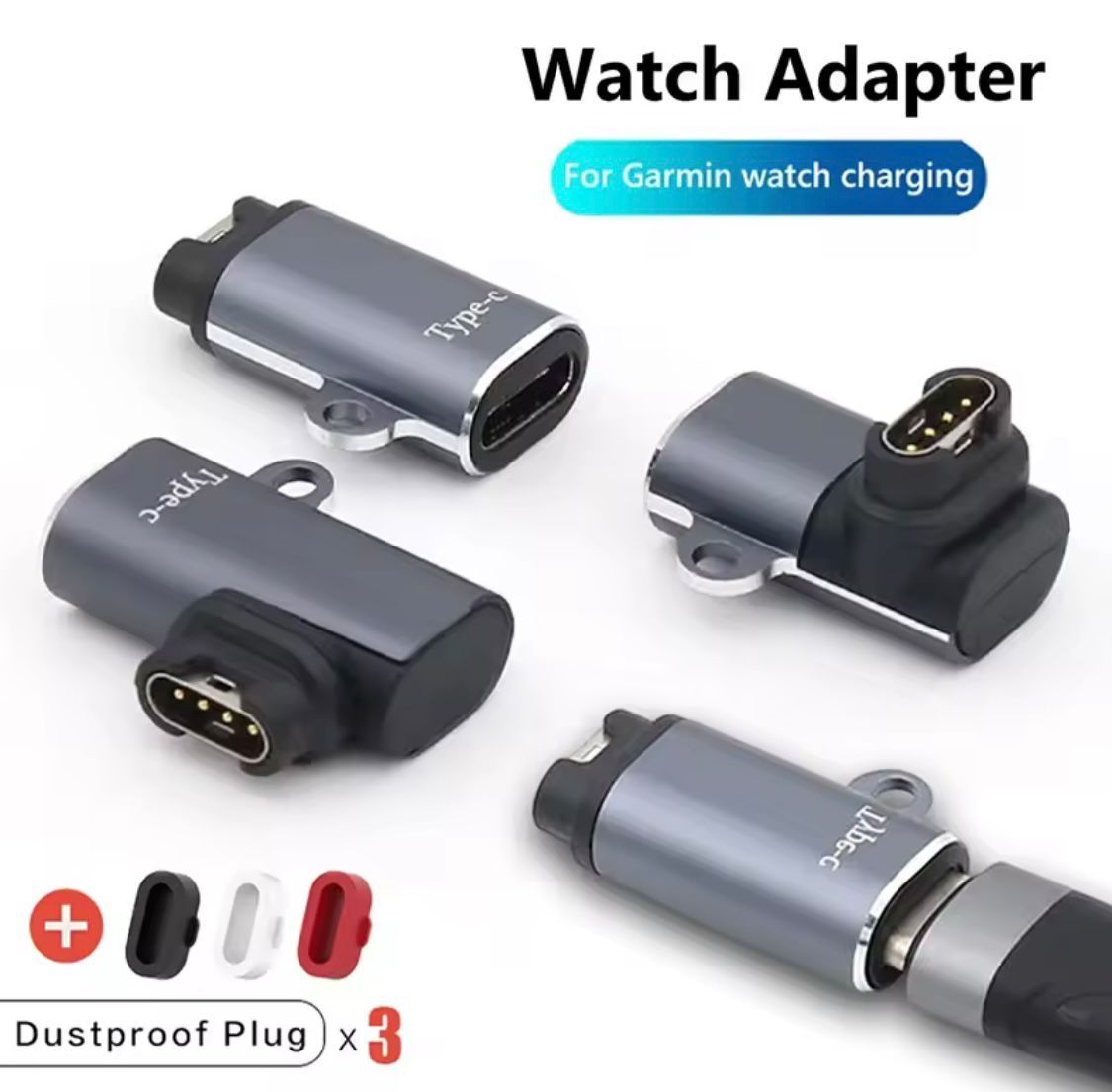 Cargador Adaptador Para Reloj Garmin Usb Tipo C
