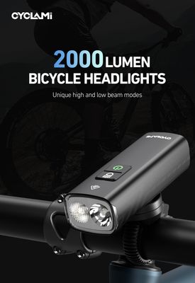 Lampara Potente Bicicleta Cyclami Br-2000 Lumen Garmin Gopro