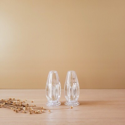 Vintage Park Lane by Mikasa Crystal Salt and Pepper Shaker Set