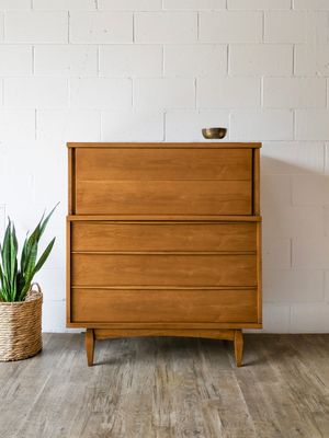 Vintage Kent Coffey Mid-Century Modern 5-Drawer Chest | "The Escort"