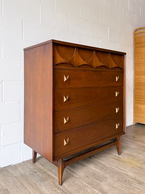 Vintage Mid-Century Modern Broyhill Premier Brasilia 5-Drawer Tallboy | Consignment