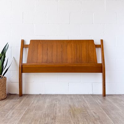 Vintage Mid-Century Modern Mainline by Hooker Walnut Full Headboard