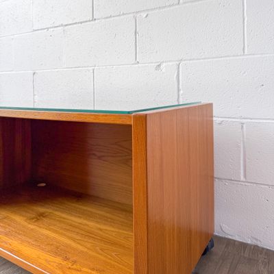 Vintage Danish Modern Media Console on Casters by Jesper | Made in Denmark