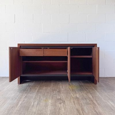 Vintage Mid-Century Dillingham Walnut Credenza by Merton Gershun | Circa 1970's | Sideboard | Buffet
