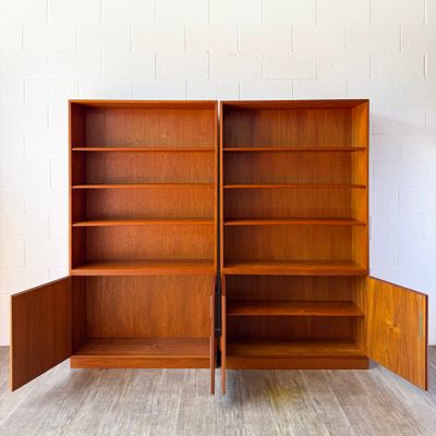 Vintage Danish Teak Søborg Møbler Bookcase by Børge Mogensen | Each Sold Separately