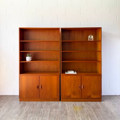 Vintage Danish Teak Søborg Møbler Bookcase by Børge Mogensen | Each Sold Separately