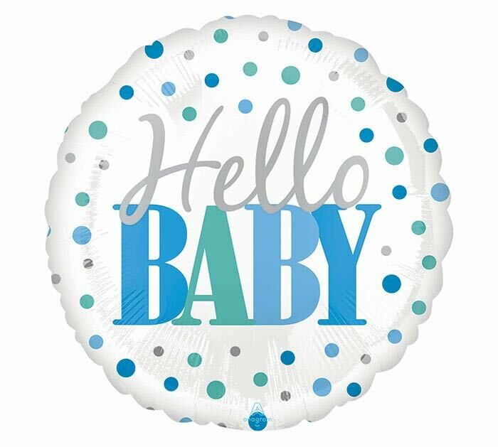 Hello Baby Boy Balloon