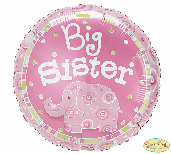 Big Sister Zoobilee Elephant Balloon