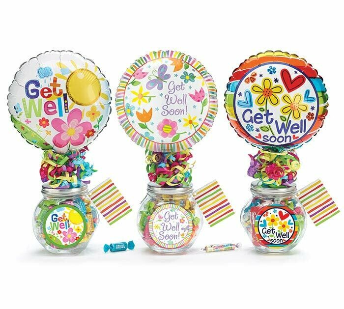Get Well Soon Giftable Candy Jar