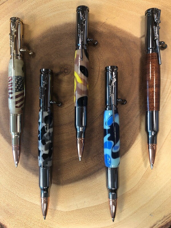 Bolt Action Lever Refillable Ink Pen