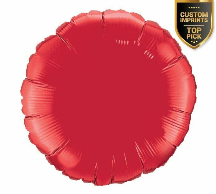 Solid Ruby Red Balloon