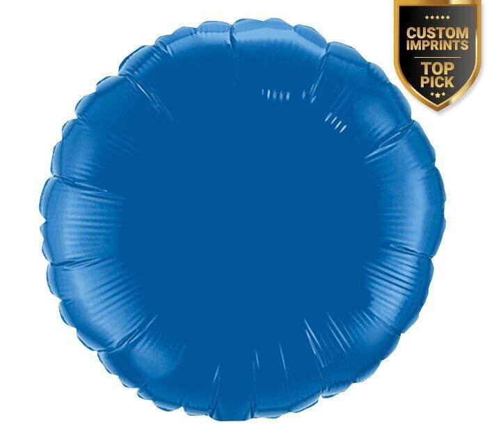Solid Dark Blue Balloon