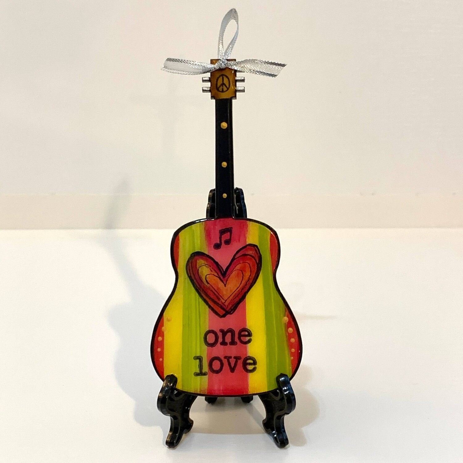 One Love Bob Marley Artwork Guitar