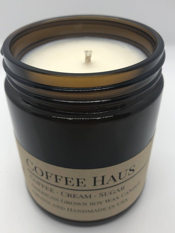 Prairie Fire Candles Coffee Haus Soy Apothecary Candle 9oz