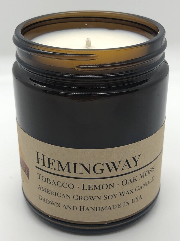 Prairie Fire Candles Hemingway Soy Apothecary Candle 9oz
