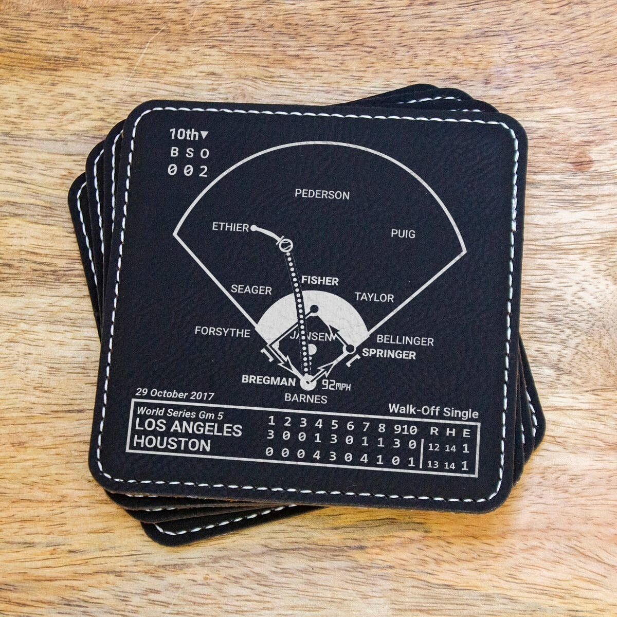 Greatest Houston Astros Plays Coasters (Set of 4)