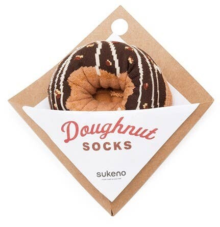 Doughnut Chocolate Glazed Socks