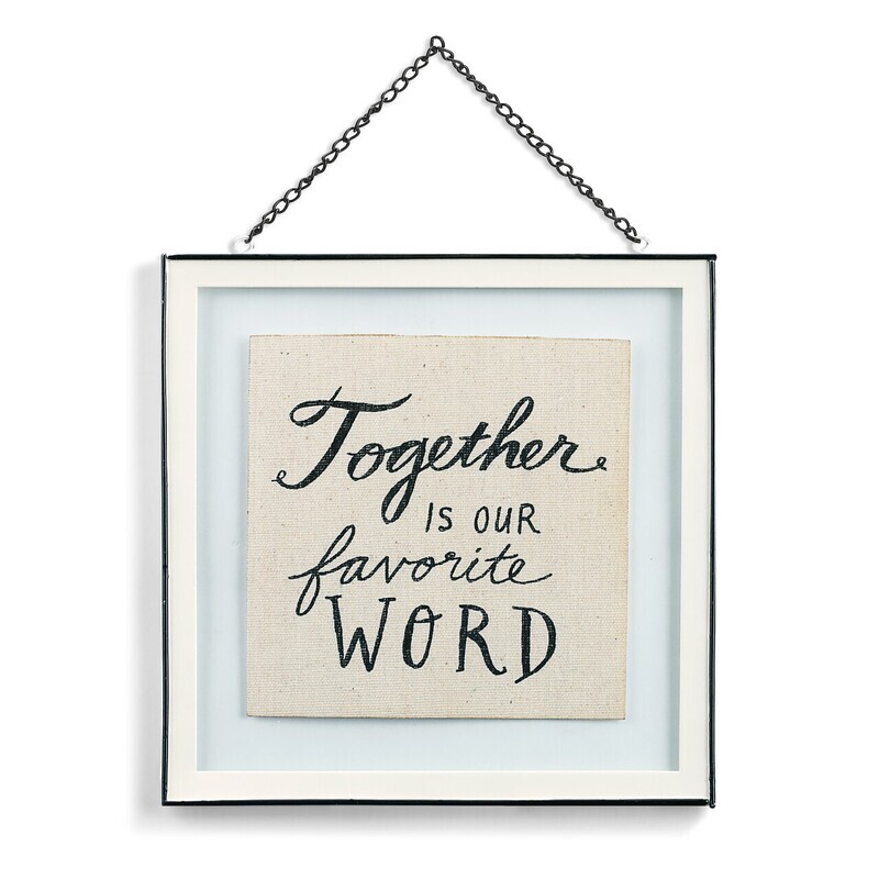 Together Is Our Favorite Word Wall Art