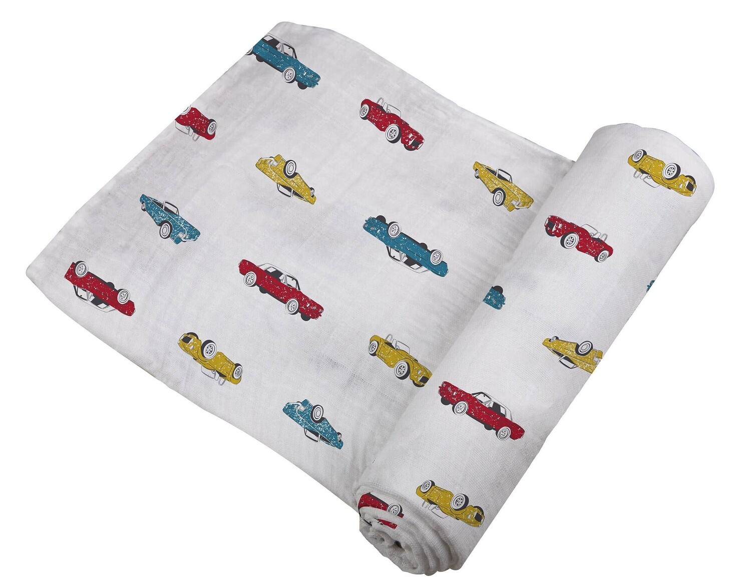 Vintage Muscle Cars Swaddle Blanket