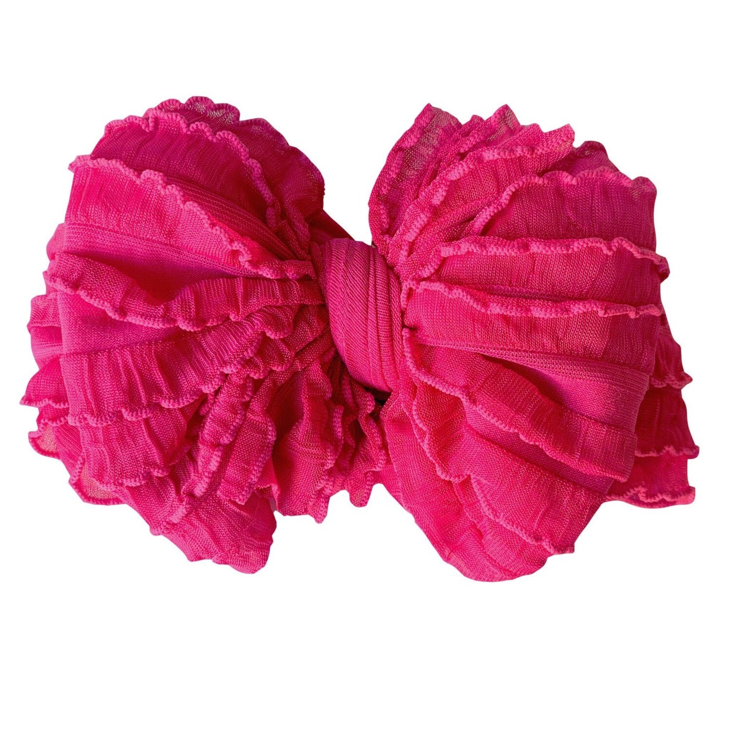 Wild Pink Ruffled Headband by Rockin' Royalty