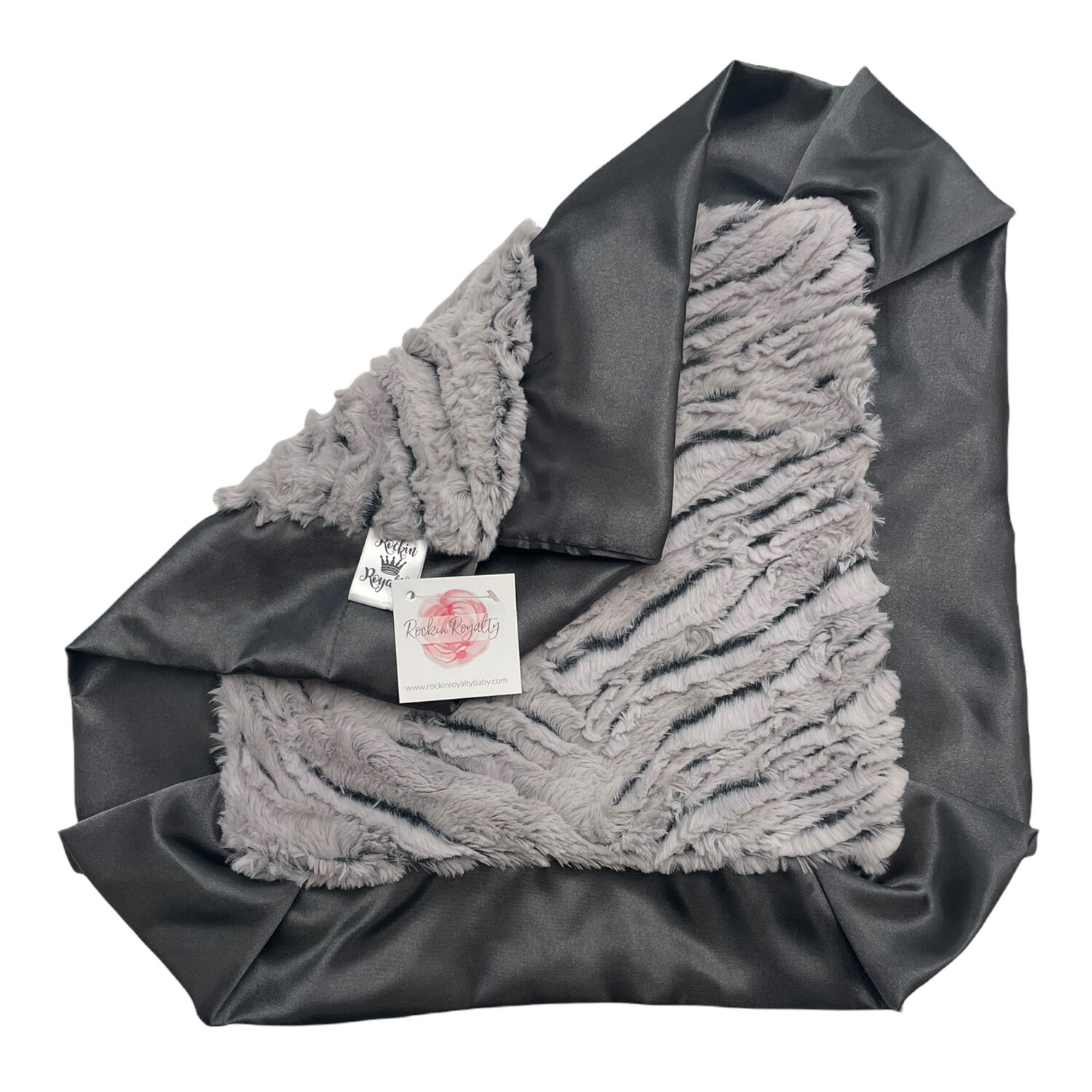 Ziggy Grey Luxe Cuddle Travel Lovey