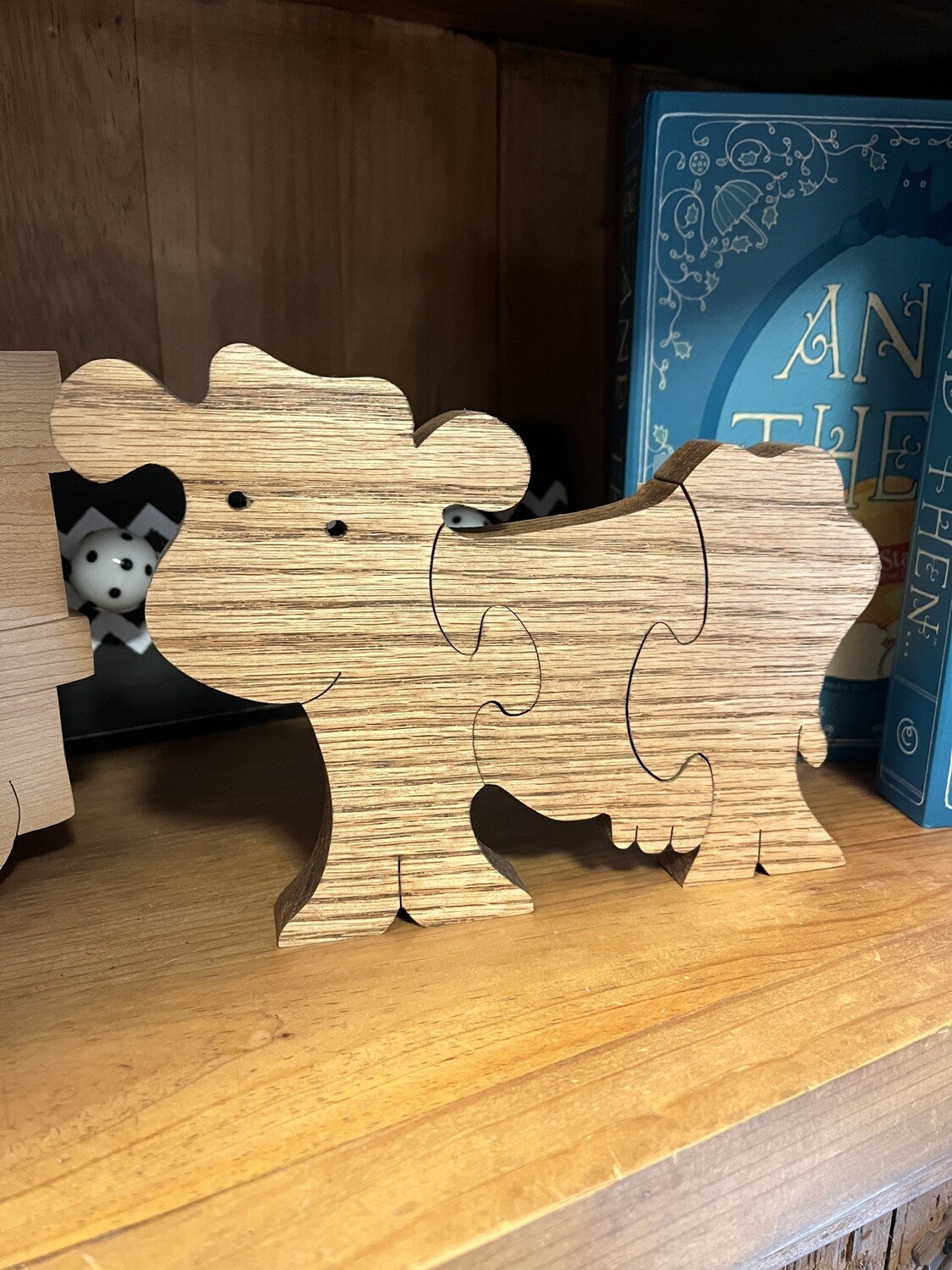 Chunky Wood Cow Puzzle