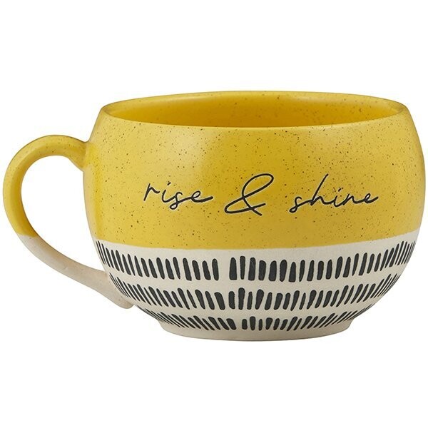 Rise & Shine Stoneware Jumbo Mug