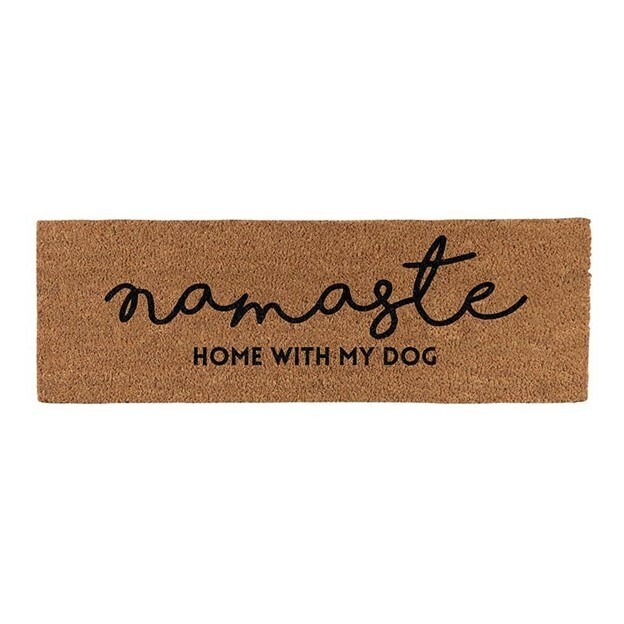 Namaste Home With My Dog Door Mat