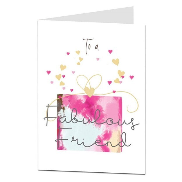 To A Fabulous Friend Birthday Greeting Card