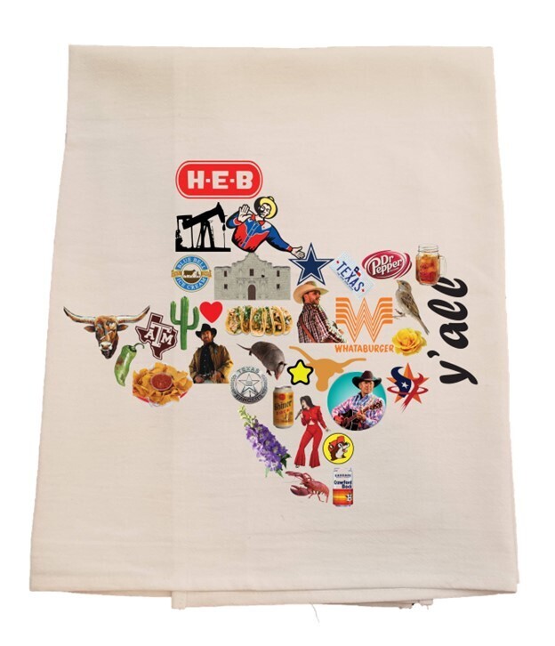 Taste of Texas Dish Towel