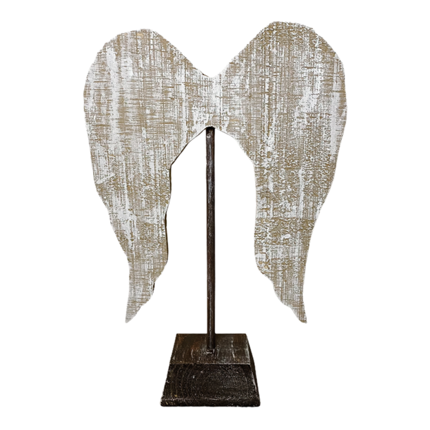Angel Wings - Small Standing Wood