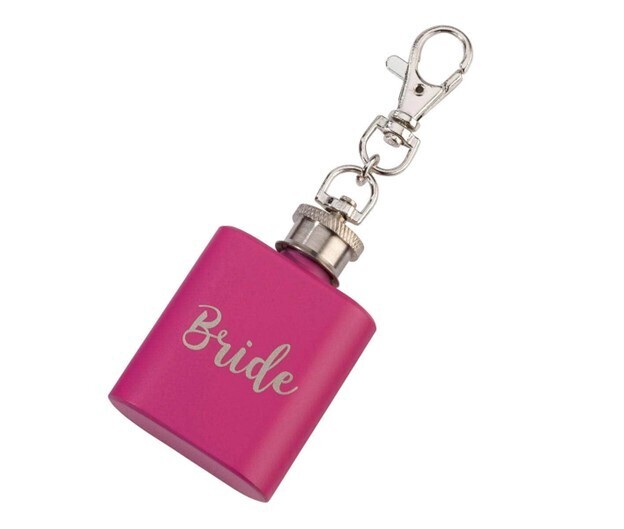 Bride Hot Pink Mini Flask