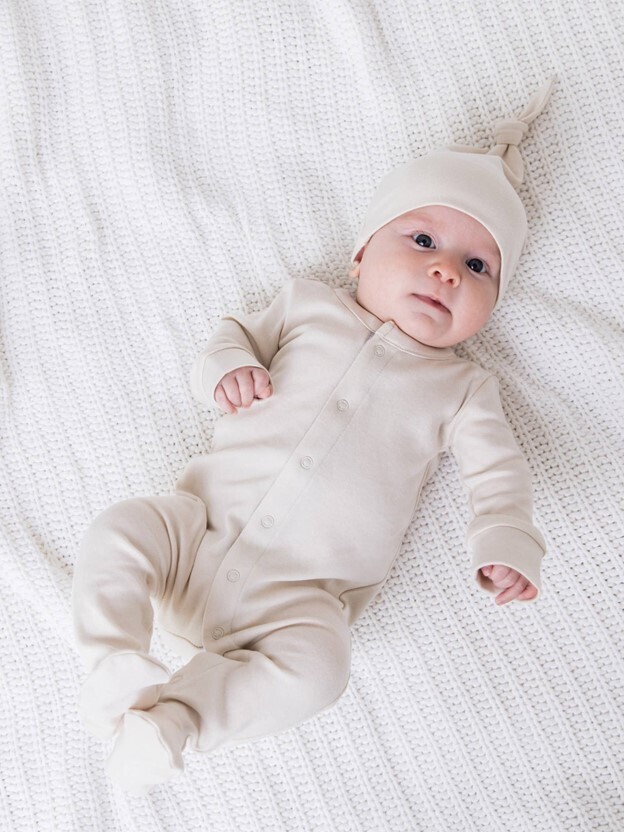 Newborn Organic Cotton Footed Sleeper