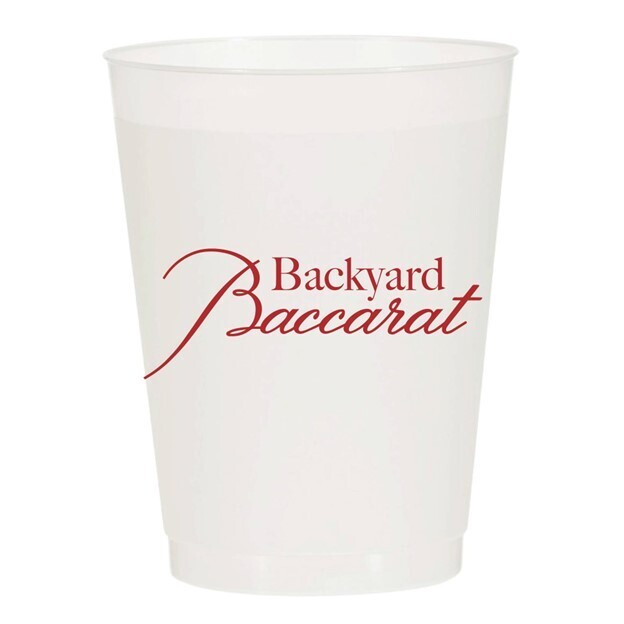 Backyard Baccarat Set of 10 Reusable Cups